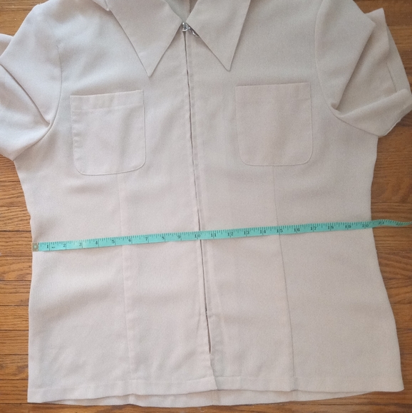 🧡 D&D Linen Blouse & Pant Suit | Matching Set | Peach, Beige | Size XL - Picture 12 of 15